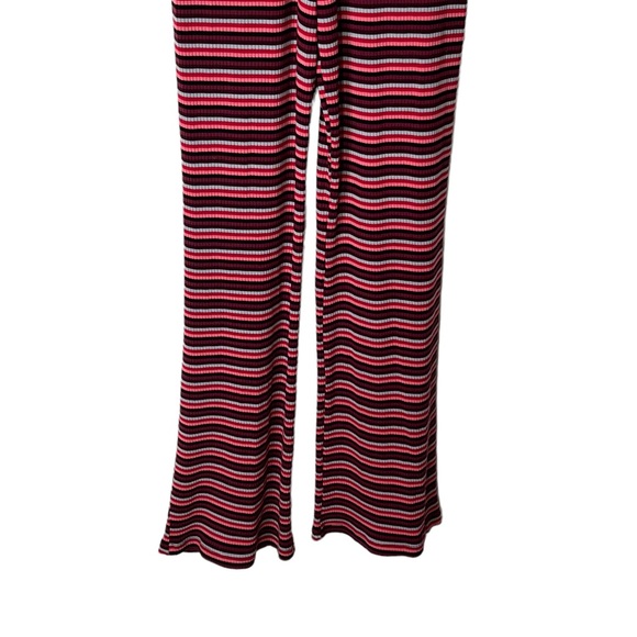 Reformation Vice Deep V Neck Striped Wide Leg Jumpsuit Women’s Petite Size XS - Picture 9 of 14